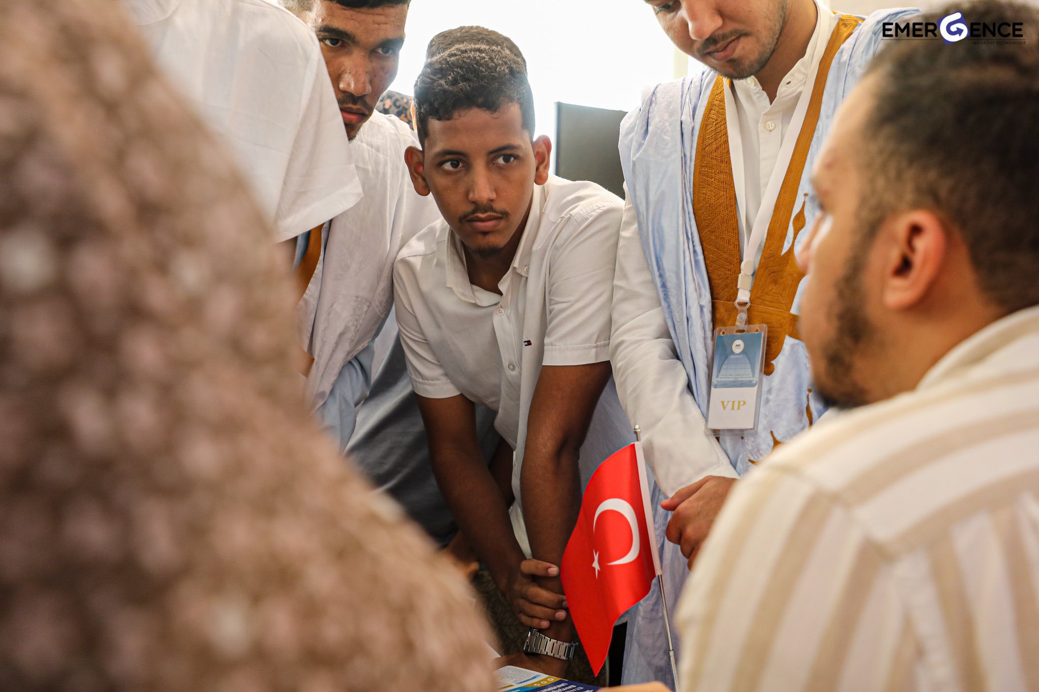 Visite des stands MauriSup 2025